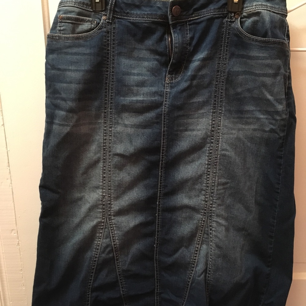 Blue jean skirt